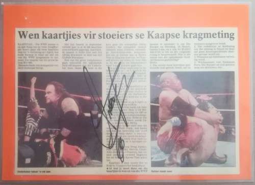 Original Autographs - The Undertaker