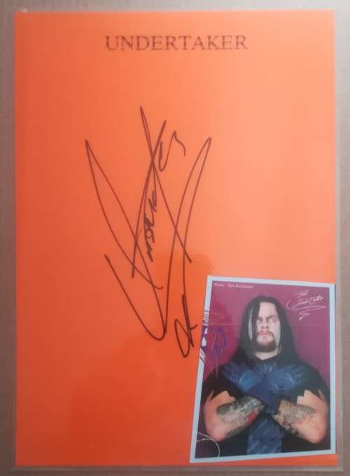 Original Autographs - The Undertaker