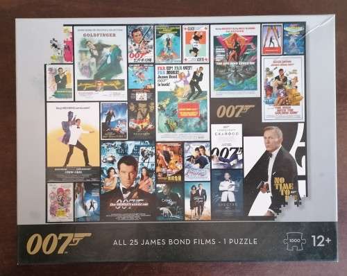 James Bond Puzzle - All 25 James Bond Film - 1 Puzzle