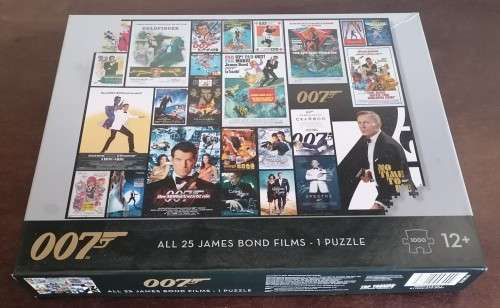 James Bond Puzzle - All 25 James Bond Film - 1 Puzzle