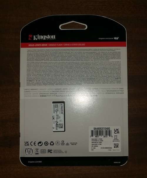 Kingston 240GB SSD