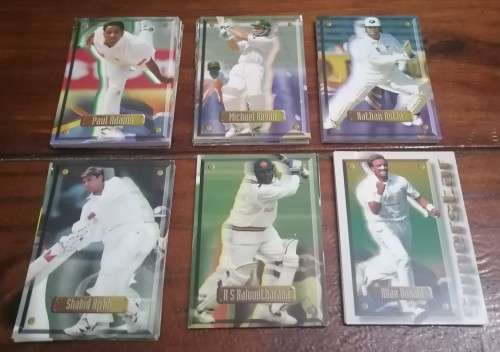 Collection of 1997 Cricket Trading Cards