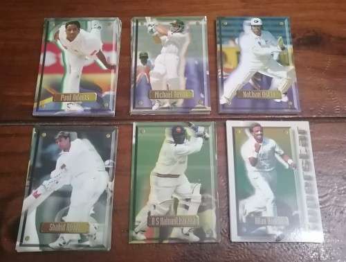 Collection of 1997 Cricket Trading Cards