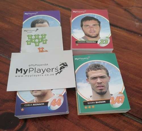 Collection of 2015 Rugby Trading Cards