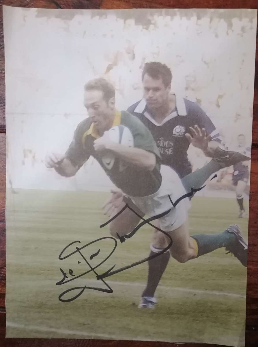 Original Signed Picture - Stefan Terblanche