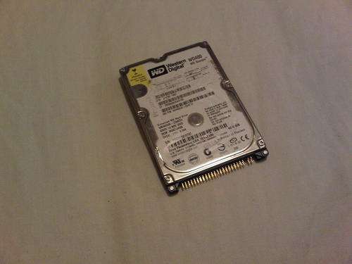 40GB Laptop  WD HDD with Movies