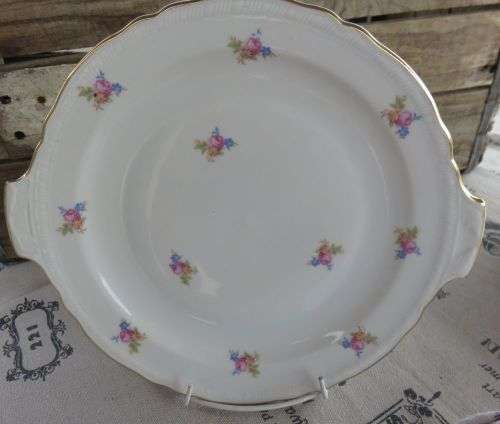 CAKE PLATE MADE IN CZECHOSLOVAKIA