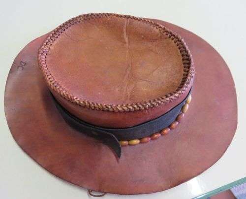 LEATHER MENS HAT
