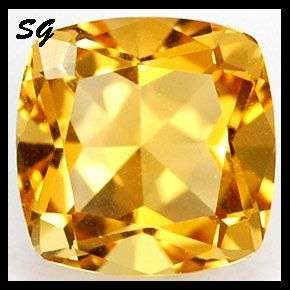 Natural Mined Cushion Citrine 6.95mm 1.575cts
