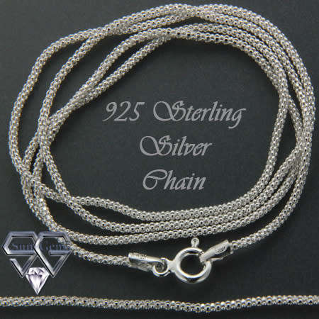 Sterling Silver Chain 44 cm