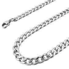 Stainless steel  Chain 49cm (4.1 x 1.5mm)
