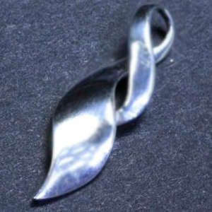 Sterling Silver Pendant 32 mm