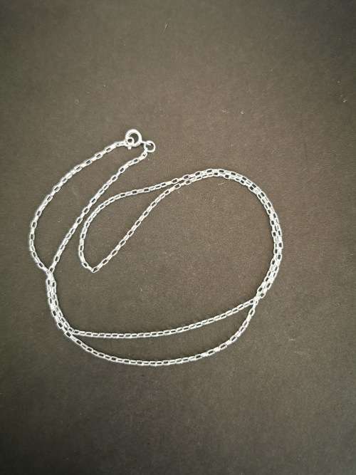 sterling silver necklace 45cm