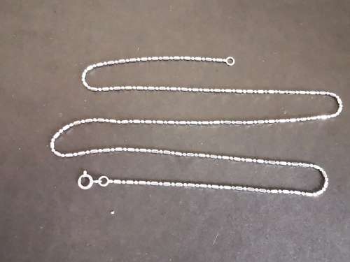 sterling silver necklace 45cm