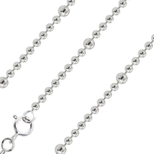 sterling silver necklace 45cm