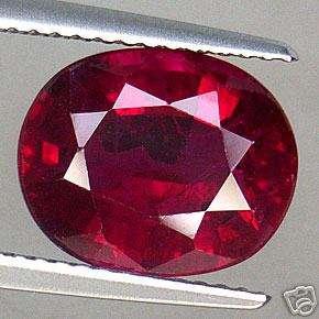 Natural Mined Ruby 8.2x6.2mm 1.43cts