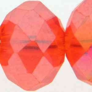 INDIAN RED CRYSTAL BEADS