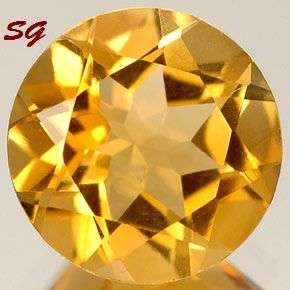 Natural Mined  Citrine 8.85mm 2.450cts