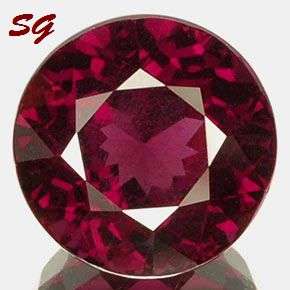 Natural Mined round Rhodolite 4.12mm 0.355cts