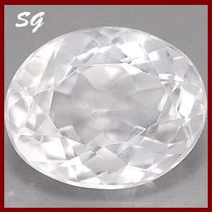 Natural Mined Rock crystal Quartz 0.670cts 6.95mm X 5.05mm