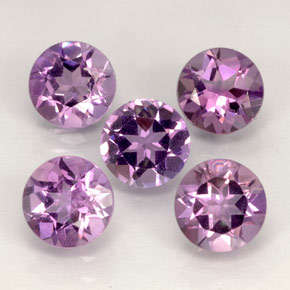 Natrural mined Amethyst 0.325cts for the parcel, 2.6mm each