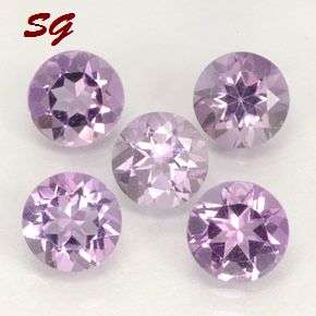 Natural Mined Brazilian Amethyst parcel  3.00mm each 0.096cts each