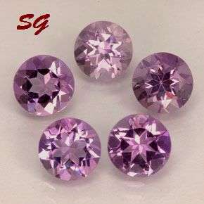 Natural Mined African Amethyst parcel  2.95mm each0.093cts each