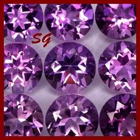 Natural Mined African Amethyst parcel  2.00mm each0.030cts each
