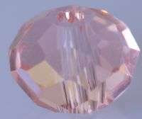 VINTAGE ROSE CRYSTAL BEADS