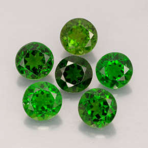 Natural Mined Chrome Diopside parcel 3.00mm each & 0.116cts