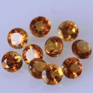Natural Mined Citrine parcel 2.55mm each