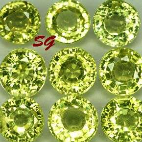 Natural Mined Peridot pair 3.00mm 0.129cts each