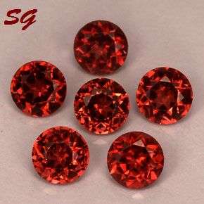 Natural Mined Garnet pair 2.8mm 0.012cts each