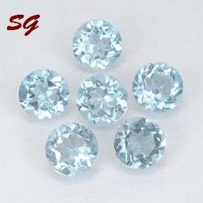 Natural Mined Aquamarines 2.00mm 0.25cts