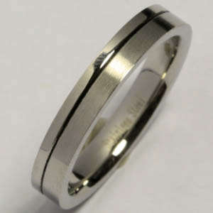 Solid Stainless Steel ring size 12.5# + 4.15g