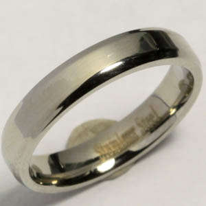 Solid Stainless Steel ring size 7# + 2.72g