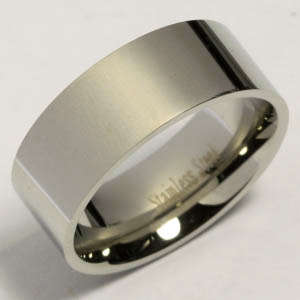 Solid Stainless Steel ring size 9.5# + 6.60g
