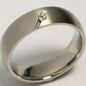 Solid Stainless Steel ring size 9.5# + 4.70g