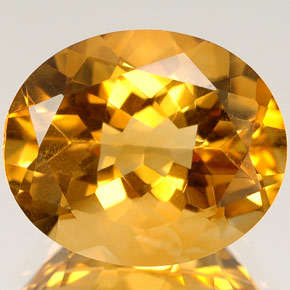 Natural Mined Citrine 11.4x9.3mm & 3.07cts