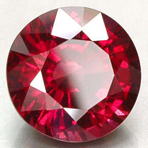 Natural Mined Rhodolite 4.30mm & 0.36cts