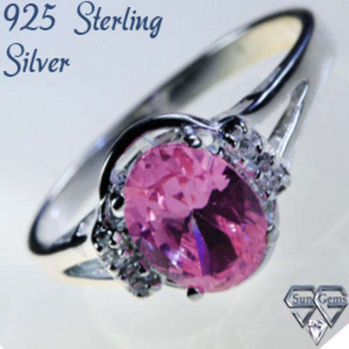 Solid 925 Sterling Silver & Russian AAA+ CZ ring size 9#+ 3.35g