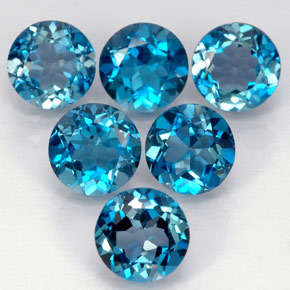 Natural Mined Topaz London  2.5mm  0.130cts