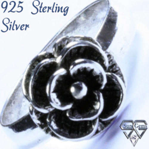 Solid 925 Sterling Silver ring size 7#  + 3.57g