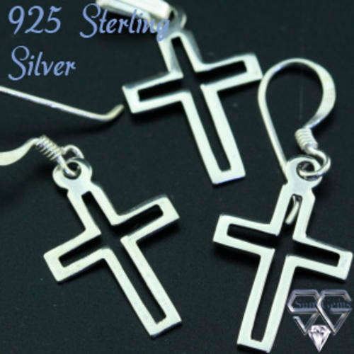 Solid 925 Sterling Silver set 32mm + 1.37g(earrings) + 26mm + 0.63g(pendant)