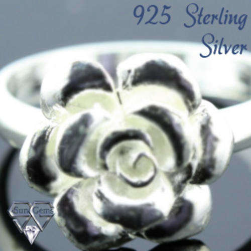 Solid 925 Sterling Silver ring size 9# + 4.64g