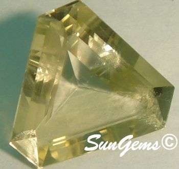 8.91cts Natural Mined CITRINE 15.3mm X 14.6mm