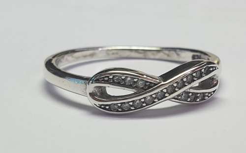 Infernity Silver Ladies Ring