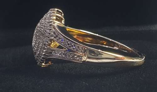 9ct White Gold Diamond engagement Ring