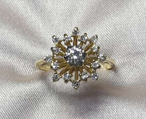 18ct Yellow Gold&Diamond Ring