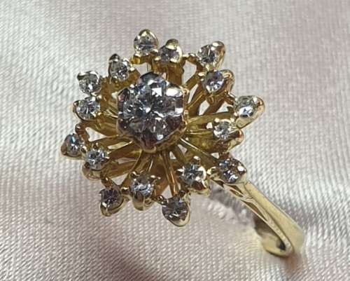 18ct Yellow Gold&Diamond Ring